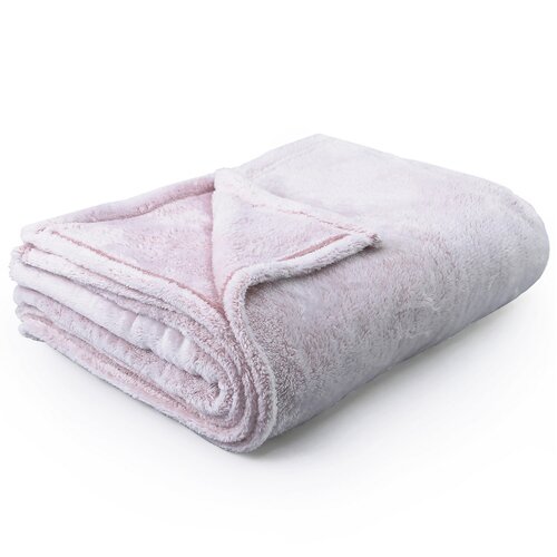 DecoKing Плед Fluff світло-рожевий, 150 x 200 см