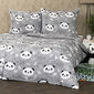 4Home Krepp-Bettwäsche Nordic Panda, 140 x 200 cm, 70 x 90 cm