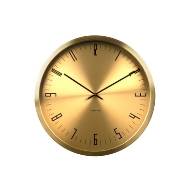 Karlsson KA5612GD Designové nástěnné hodiny, 44 cm