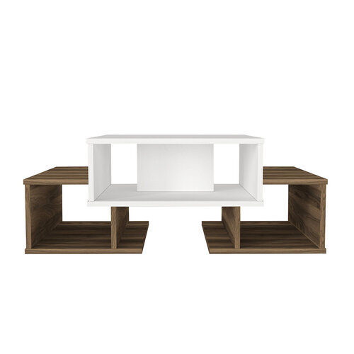 Konferenční stolek Sarafina White Walnut