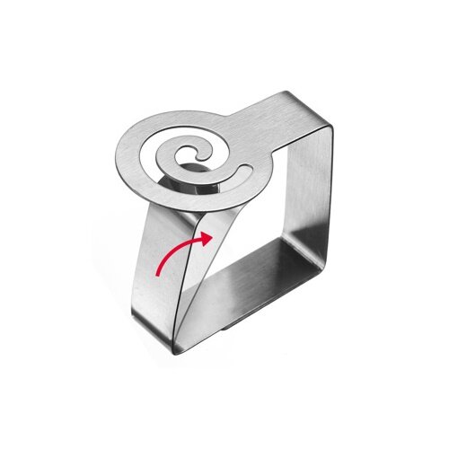 Westmark Затискач для скатертини SPIRAL,нержавіюча сталь, набір 4 шт.