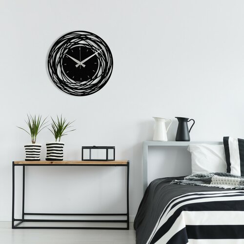 Настінний годинник Black Nest S022, 48 × 48 см