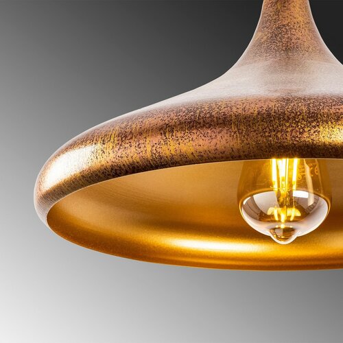 Lampa wisząca Barek - 11545, miedziany