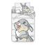 Бавовняна постільна білизна для дитячого ліжечка Thumper 02 baby, 100 x 135 см, 40 x 60 см