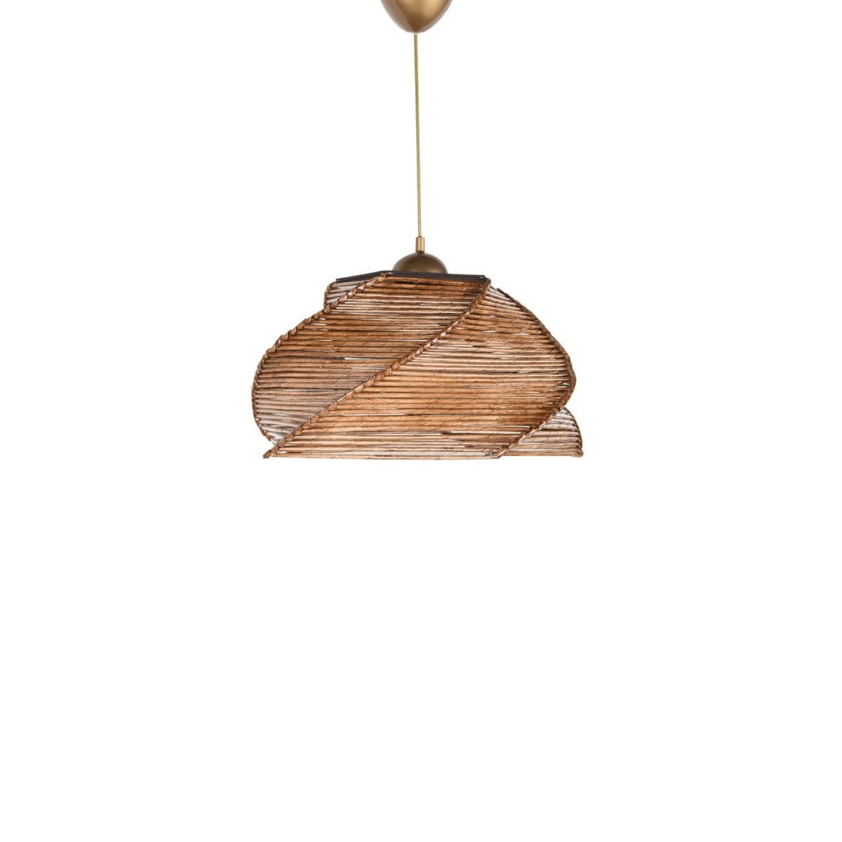 Lampa wisząca Pentagone - Antiquation, brązowy