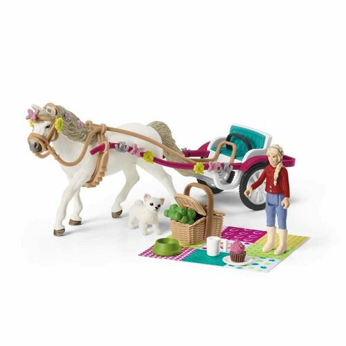 Schleich 42467 Kočár za konjsko predstavo, 24,5 x19 x 6,6 cm