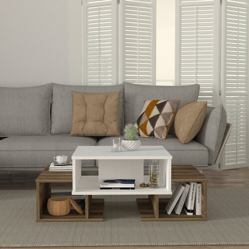 Konferenční stolek Sarafina White Walnut