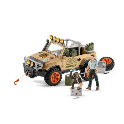 Mașină off-road 4 x 4cu troliu Schleich 42410