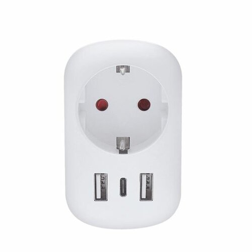 Solight PA03UK Cestovný adaptér UK USB A+C pre použitie vo Veľkej Británii, typ G