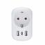 Solight PA03UK Cestovní adaptér UK USB A+C pro použití ve Velké Británii, typ G