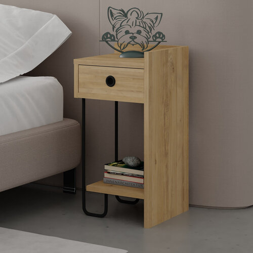 Măsuță de noptieră Sirius Right Oak
