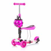 Chipolino Trojkolka z vodilno palico Kiddy Evo3v1, Lollipop