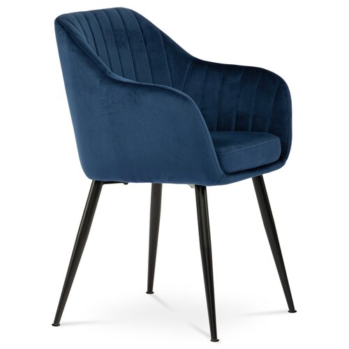 Scaun de masă PIKA BLUE4, albastru