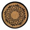 Covoraș cocos Ruco Round antique, 60 cm