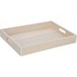 Set de tăvi de servire Stripes bej, 2 buc