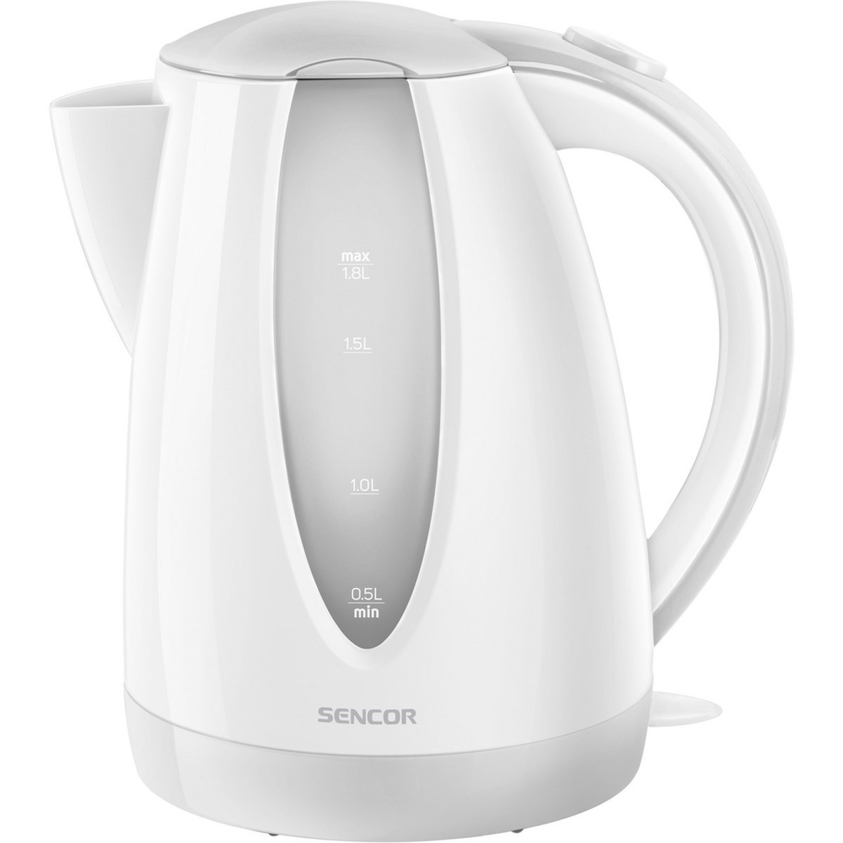 Sencor SWK 1810WH elektromos vízforraló fehérszínben, fehér