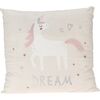 Otroški vzglavnik Unicorn dream bel, 40 x 40 cm