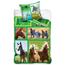 Pościel bawełniana Animal Planet Konie na łące, 160 x 200 cm, 70 x 80 cm