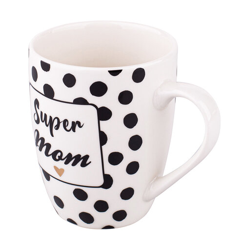 Altom Порцелянова чашка Super mom, 300 мл