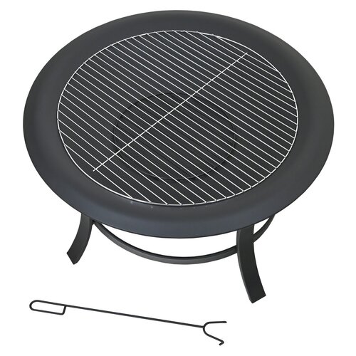 Cattara 13016 Taal tűzrakó grillráccsal és fedél