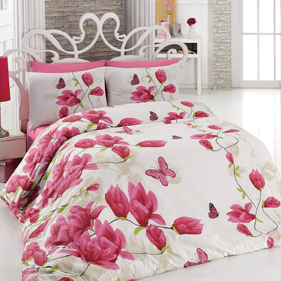 Bavlnené obliečky Alize Pink, 140 x 200 cm, 70 x 90 cm + 50 x 70 cm