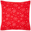 4Home Kissenbezug Snowfall in Red, 45 x 45 cm