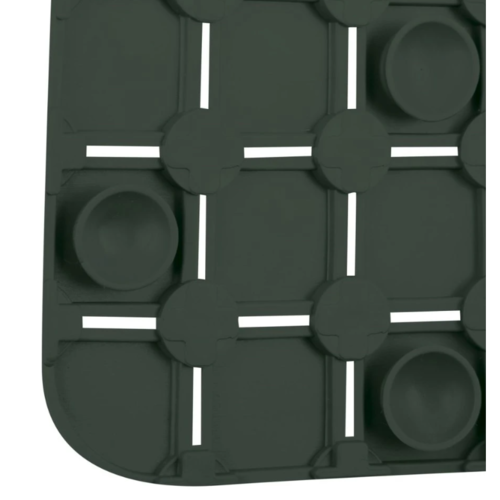 Spirella Suport antiderapant pentru cadă QUADROPremium, verde închis, 36 x 76 cm