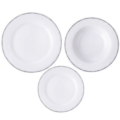 Orion 18-delni jedilni set KVADRATKI