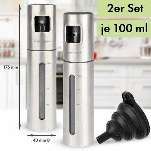 ProfiCook EOS 1270 komplet razpršilnikov zadodajanje začimb, 2 kos