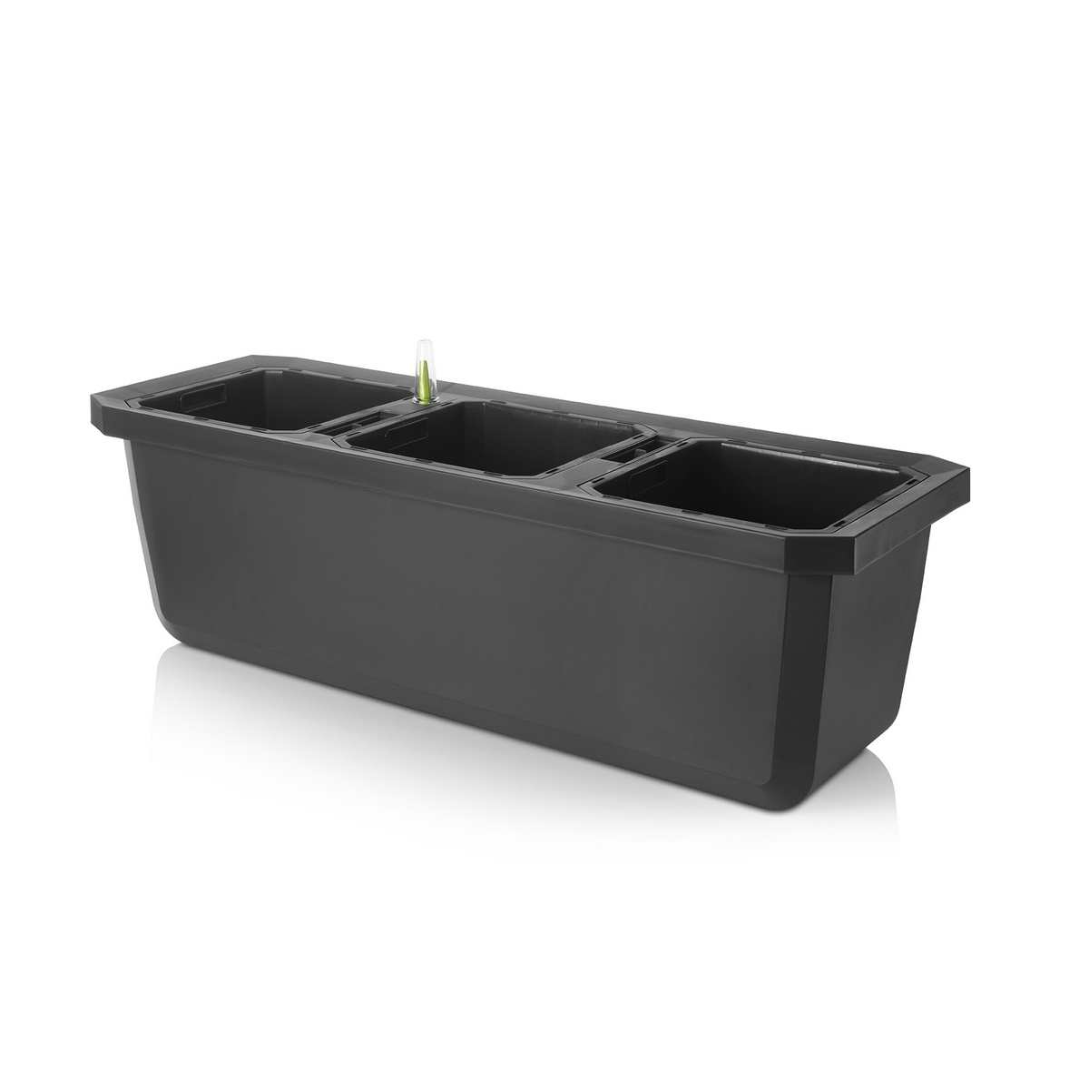 Flower Lover Grovolumiger Blumenkasten Largo Trio anthrazit, 110 cm |  4Home - Spezialist fr Ihr Zuhause