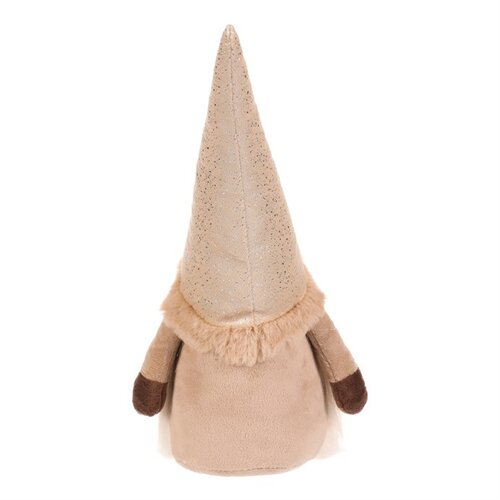 Karácsonyi dekoráció Álló manó, magasság 32 cm,bézs/barna