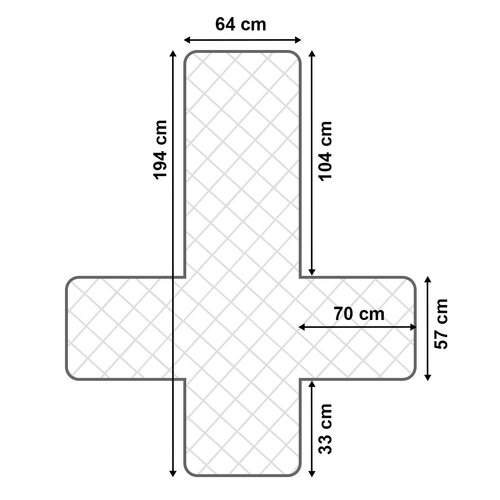4Home Wasserdichter Sofaüberwurf Pocket, 64 x 194 cm