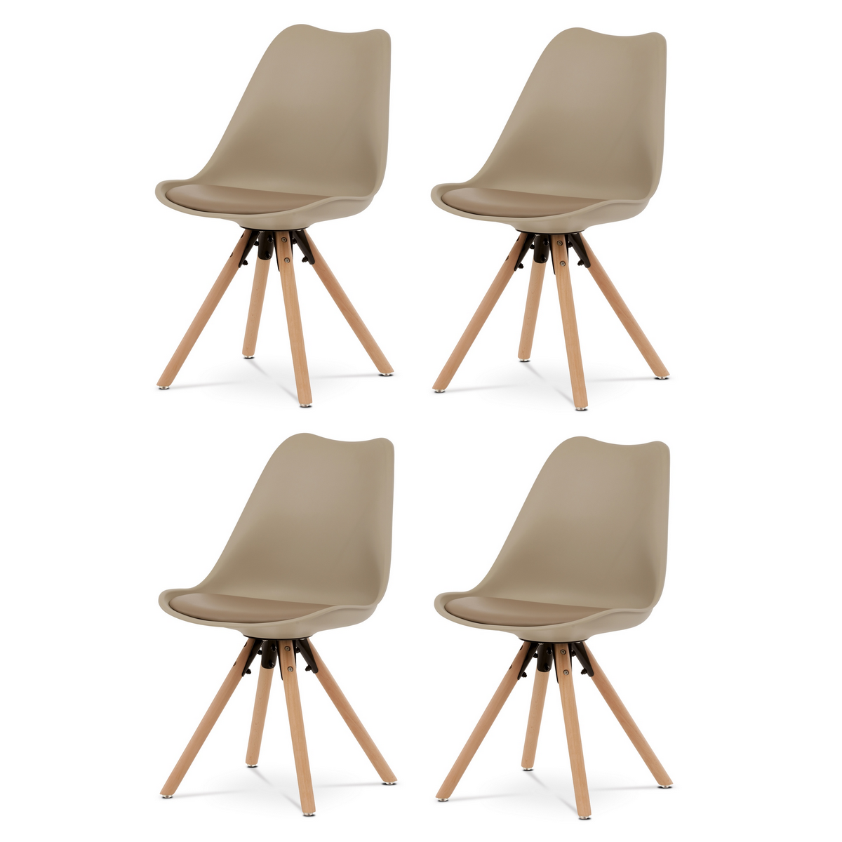 Zestaw krzeseł do jadalni CT-762 CAP, 4 szt.