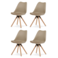 Set de scaune de sufragerie CT-762 CAP, 4 buc