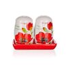 Banquet Red Poppy Salz- und Pfefferstreuerrot,