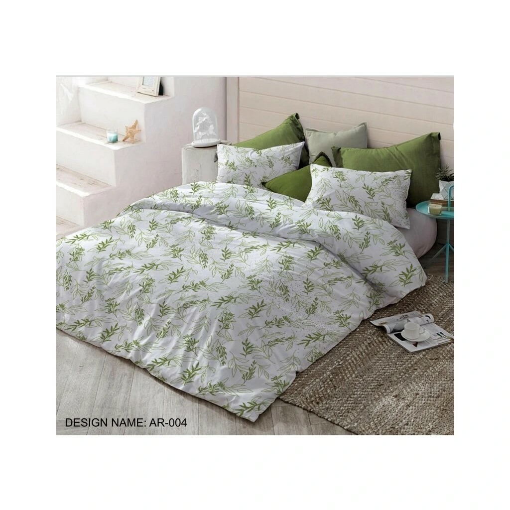 Bavlněné povlečení Vrbové listy, 140 x 200 cm, 70 x 90 cm