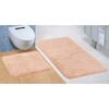 Komplet dywaników łazienkowych Micro różowy, 60 x 100 cm, 60 x 50 cm