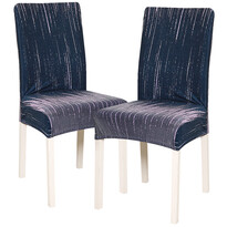 4Home Pokrowiec elastyczny na krzesło Wave 45 - 50 cm, komplet 2 szt.