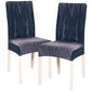 4Home Pokrowiec elastyczny na krzesło Wave 45 - 50 cm, komplet 2 szt.