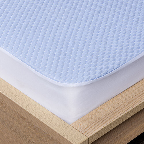 4Home Wasserdichter Matratzenschoner mit CoolerSaum, 160 x 200 cm + 30 cm