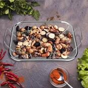 Avenberg Flavor rozsdamentes acél grillezőkosár, 43 x 28 x 11 cm