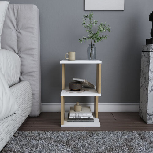 Noční stolek Carter White Oak