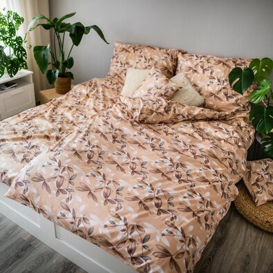 Satenasta posteljnina Ema Brenda, 140 x 200 cm, 70x 90 cm + 40 x 40 cm
