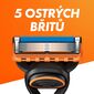 Gillette Głowice wymienne 8 szt. + żel do golenia Fusion5