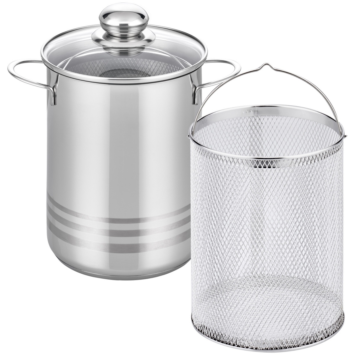 Elo 22616 Basic Rozsdamentes acél spárgaedényBrillant 16 cm, 4 l termék 2. képe