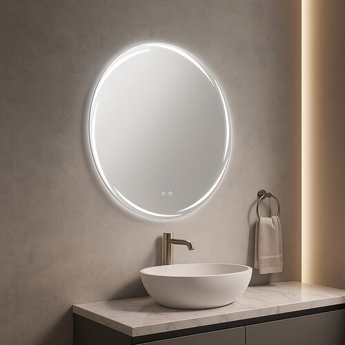 Oglindă de perete CIRCOLO cu LED