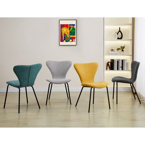 Set de scaune de sufragerie CT-S8010 BLUE2, 2 buc.