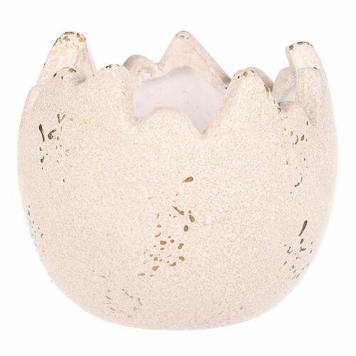 Keramični cvetlični lonček Skořápka na stojato, 13x 13 x 11 cm