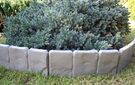 Садовий палісад — бордюр сірий, 2,5 м