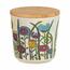 Wenko posoda z bambusovim pokrovom Flowers, 500 ml